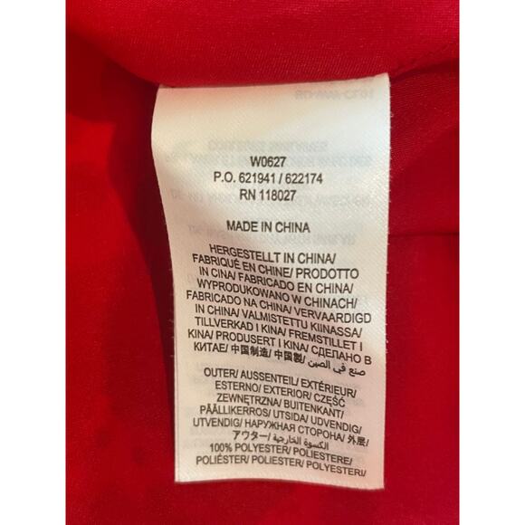 BODEN Red Floral Dress – Size 12R – Side Zip – Fully Lined – EUC - Picture 6 of 7